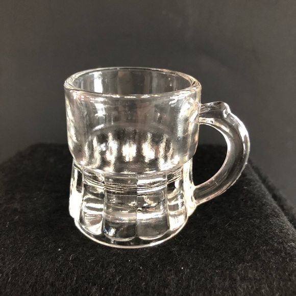 Federal Glass Dining Vintage Clear Federal Glass Shot Glass Mug